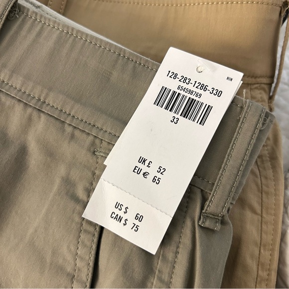 NWT Abercrombie & Fitch Men’s All Day Plainfront Green Shorts - Picture 2 of 7